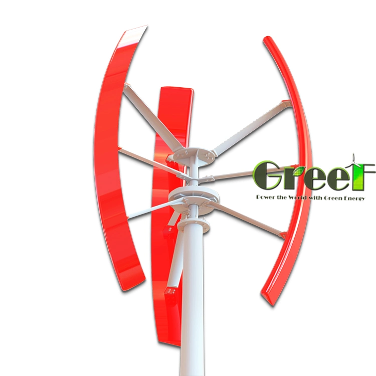 3kw Home Windmill Domestic Low Speed High Efficiency Vertical Wind Turbine