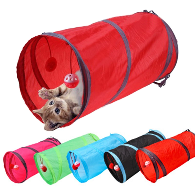 Pet Accessories Foldable Smart Cute Design Pet Cat Tunnel Collapsible Cat Tunnel Toys