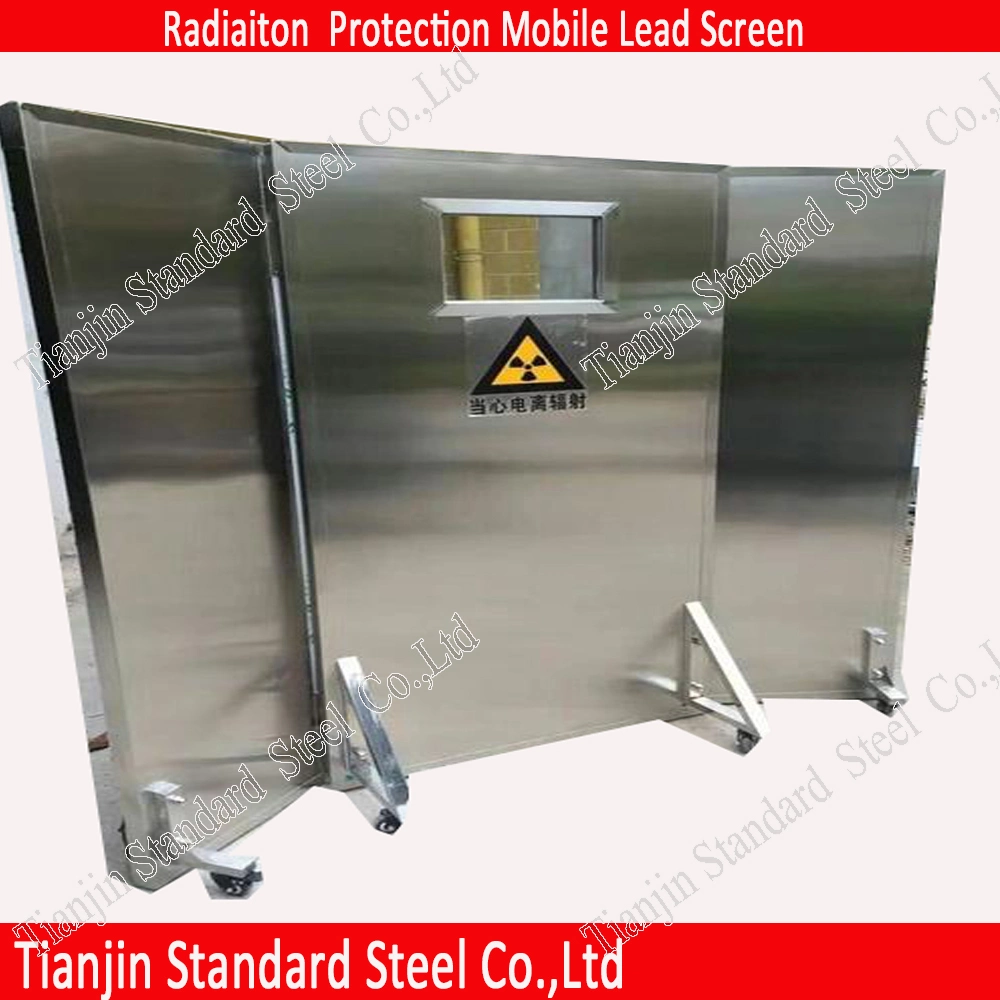 Three Couplet 2200mm X 600mm X-ray Room Lead Shielding Screen