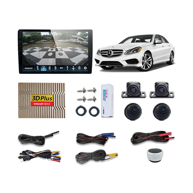 Wemaer OEM 3D Panoramic Monitoring Avm Automotive Parking Reversing Aid 360 Degree Car Camera Bird View System