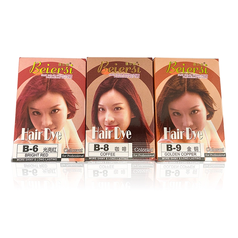 Ammonia Ppd Free Permanent Beiersi Coffee Hair Color Dye