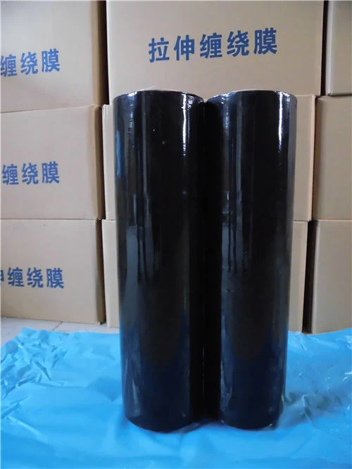 Black Stretch Packaging Film Usage LLDPE Stretch Film