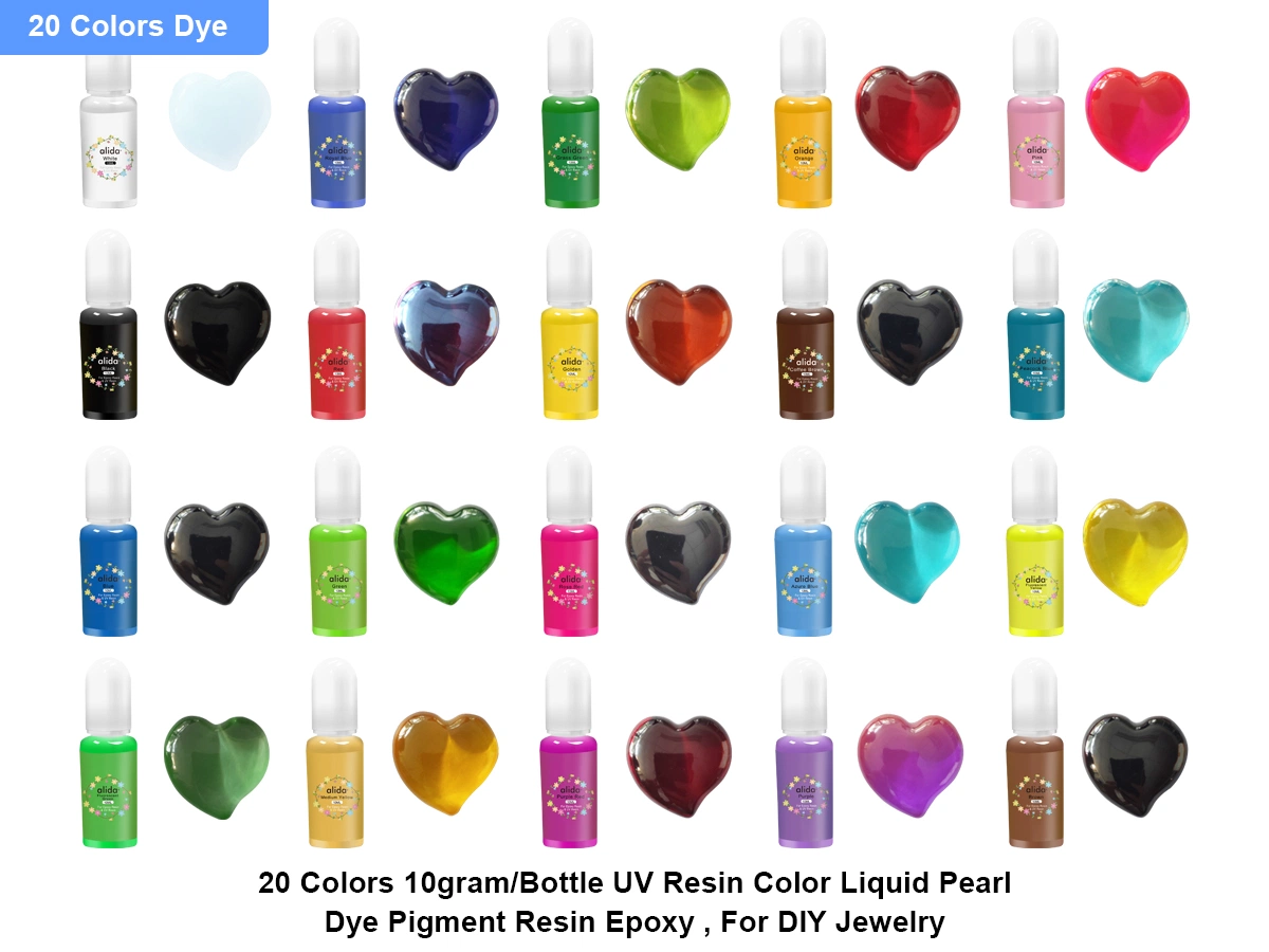 Epoxy UV Resin Dye Colorant Pearl Resin Pigment Mixed Color DIY Handmade Crafts Art Sets