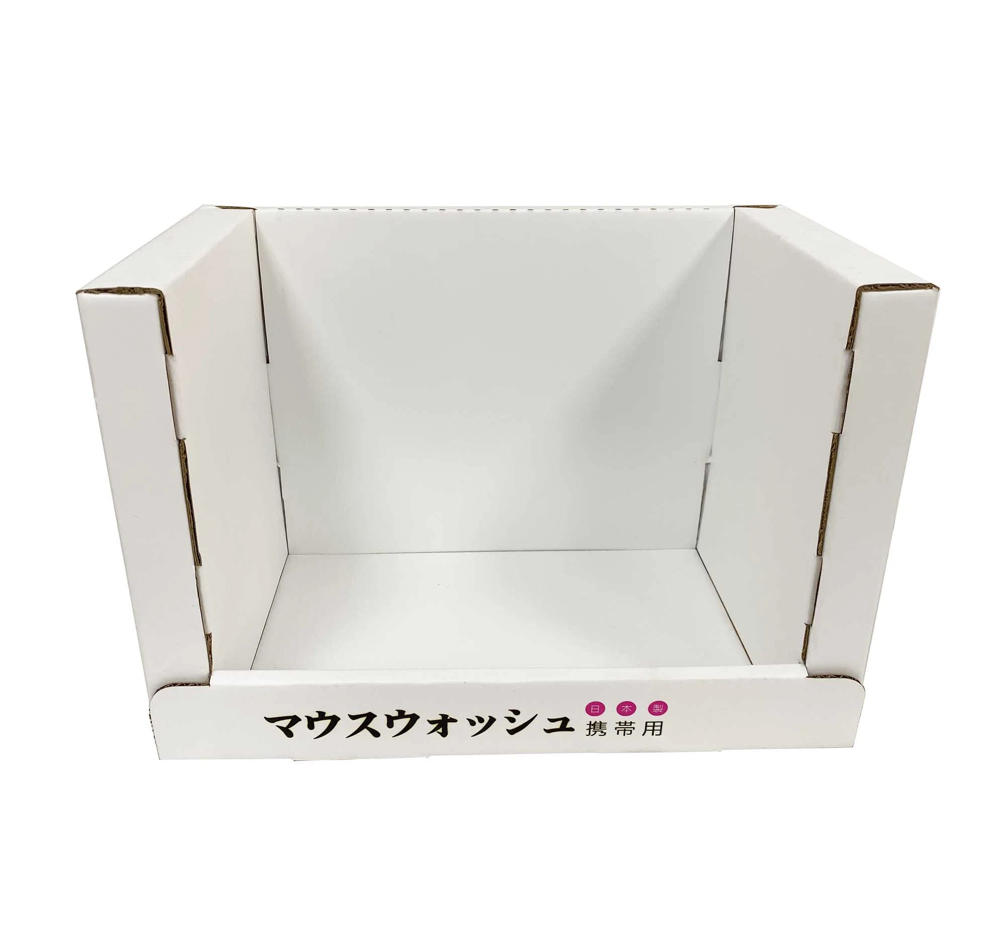 Ready Shelf Packaging Shipping Box Pop POS Display Case for Cosmetic Marketing