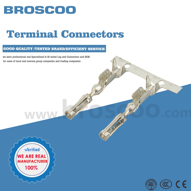 Spring in Line Terminal of The Source Manufacturer Cold Pressed Connector 150 Series Tin Cbl Rang 2.40-2.03mm