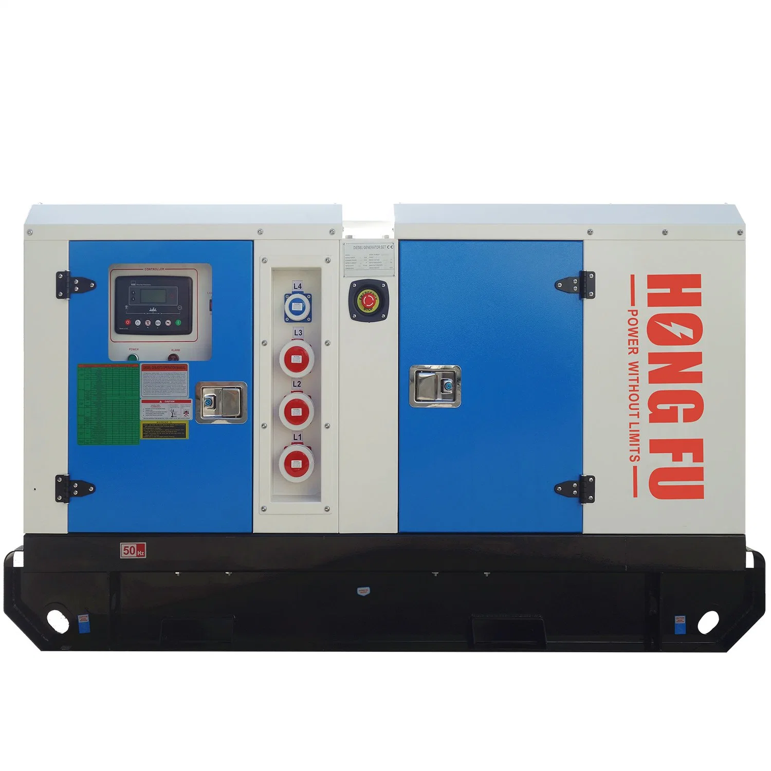 52kw/65kVA 57kw/72kVA Soundproof Perkins Engine with Water Cooling Low Noise