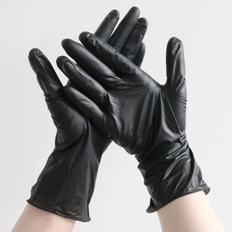 Synthetic Nitrile Glove Latex Free Disposable Vinyl Nitrile Gloves for Cleaning Cooking