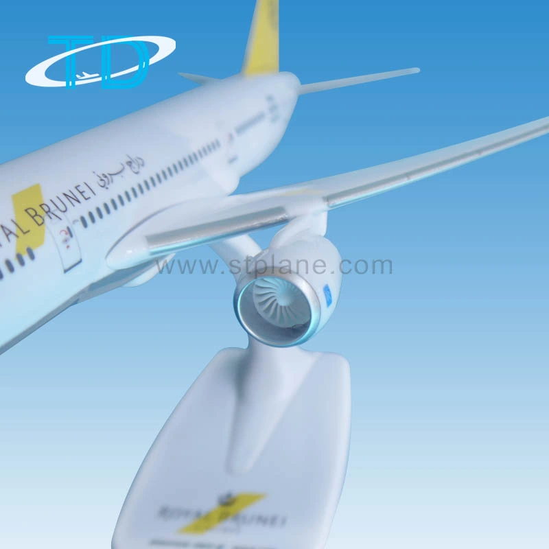 Royal Brunei b787 28cm 1/200 modelo de avião artesanais