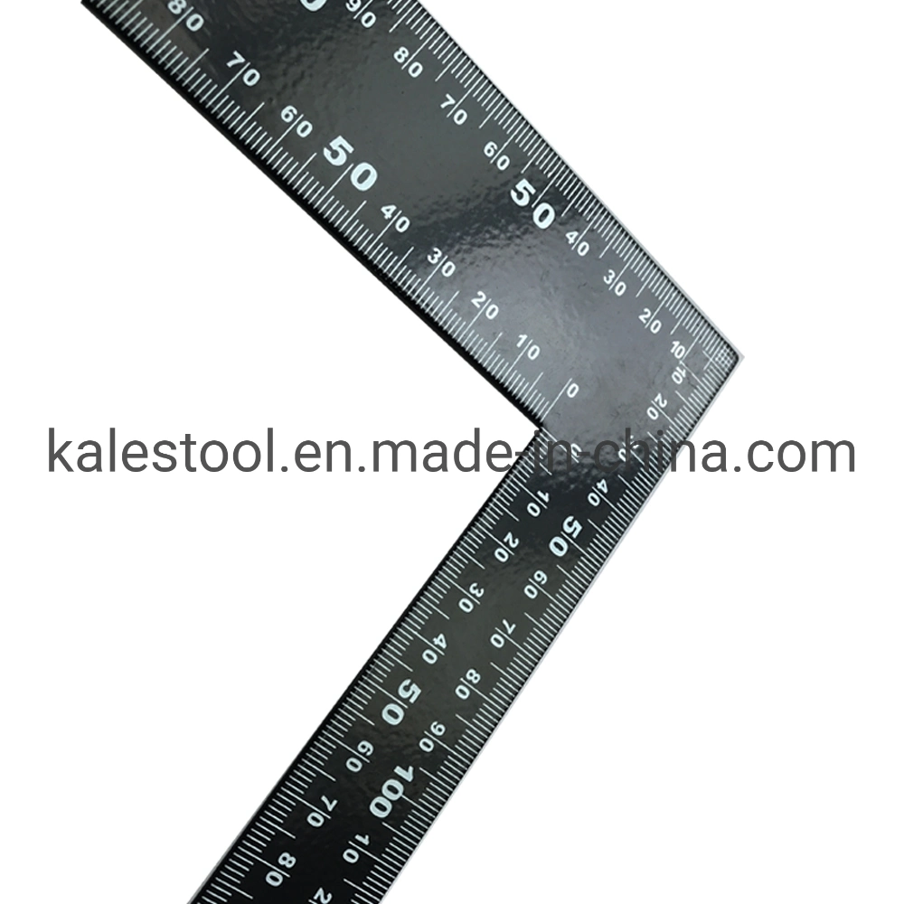 L Shape Angle Ruler with Black Painting