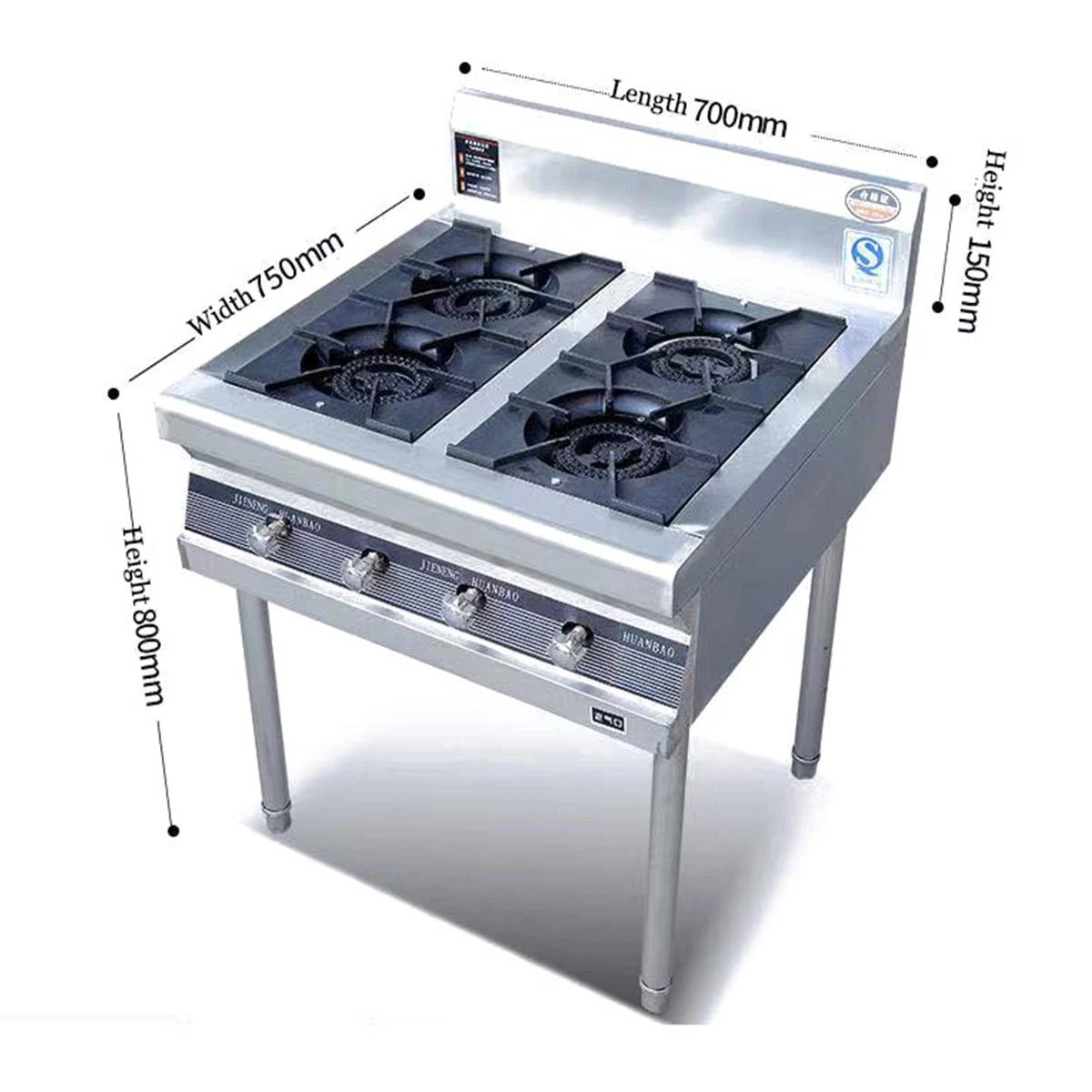 Camping cuisinière à gaz portable acier inoxydable naturel pièces de rechange gratuit, Retour et Remplacement allumage électrique tables de cuisson à gaz