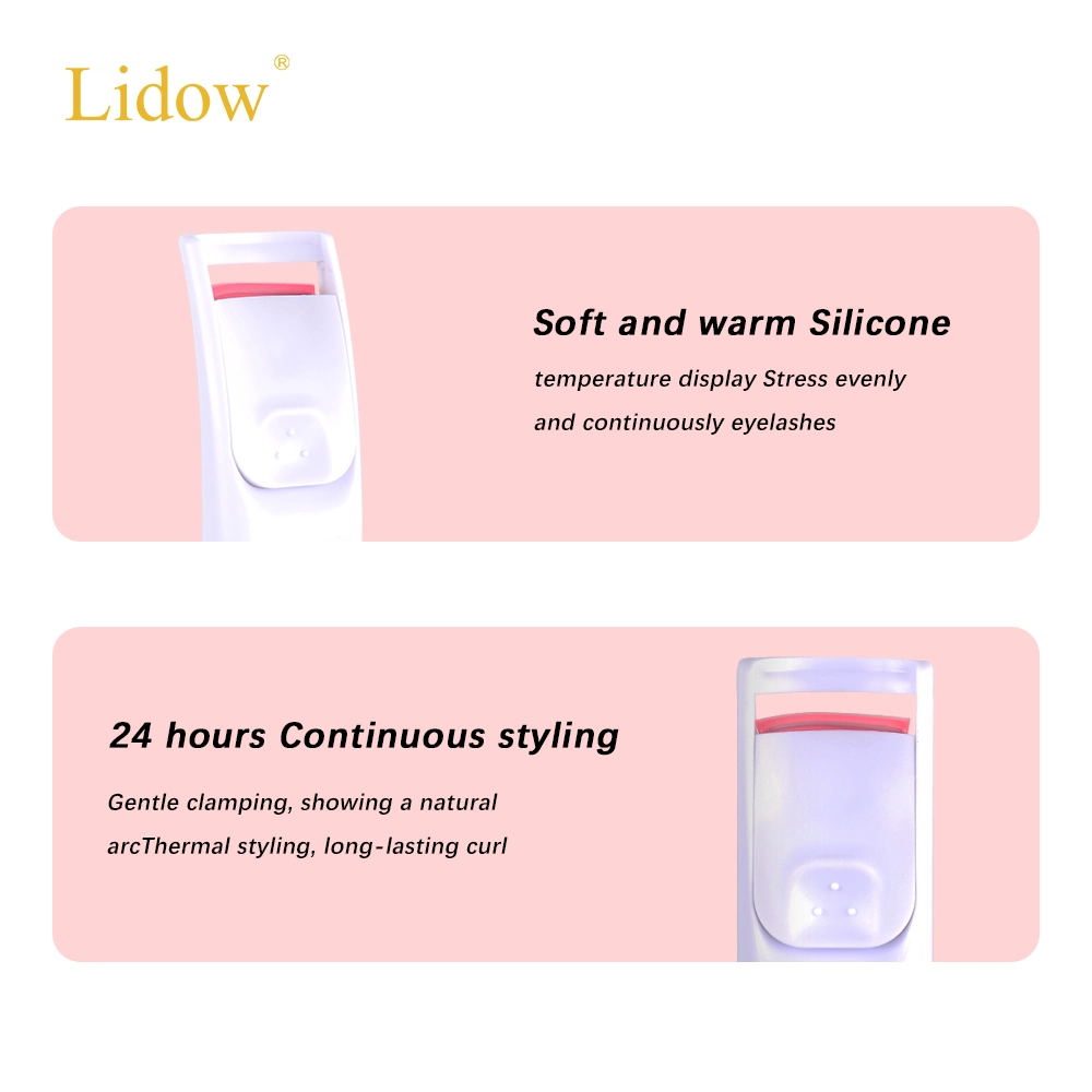 Lidow Portable Mini USB wiederaufladbare Make-up Wimpernkurbeln Werkzeuge elektrisch Beheizte Wimpernkugelschürfchen für Frauen