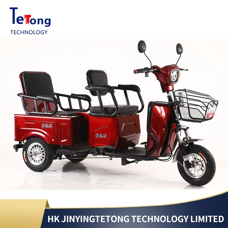 EEC Approved Dual Seat Electric Tricycle for Adults