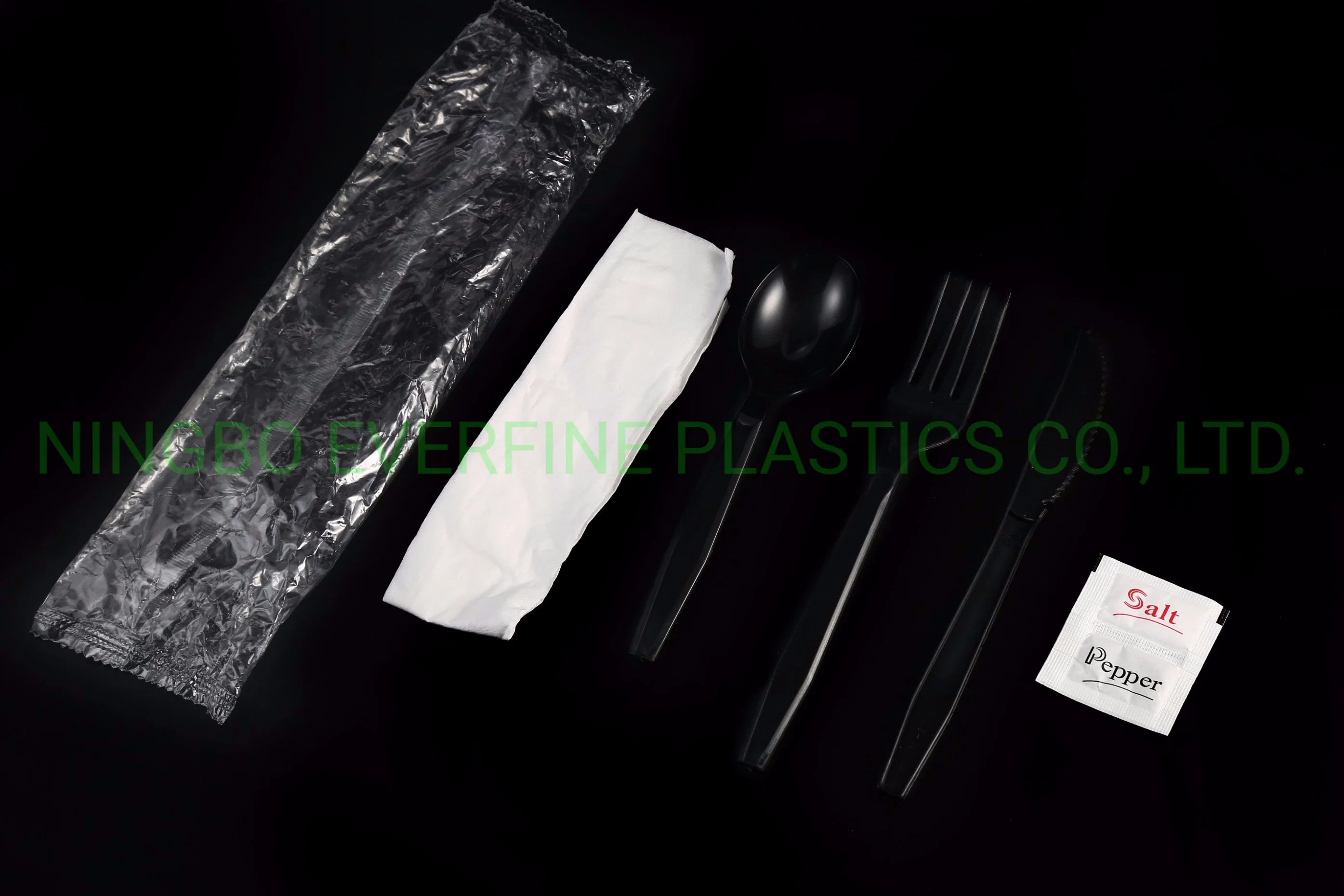 6 in 1 Wrapped Plastic Cutlery Kit (PP) Plastic Products