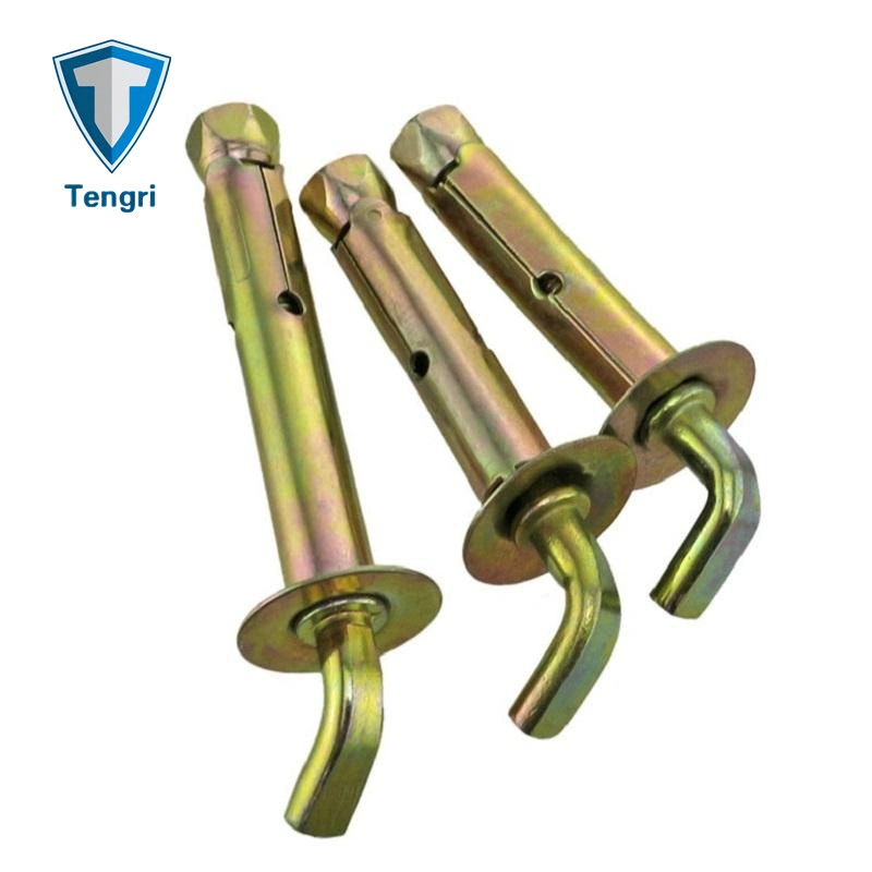 Galvanized Wall Hanger Wood L Type Anchor Bolt for Water Heater