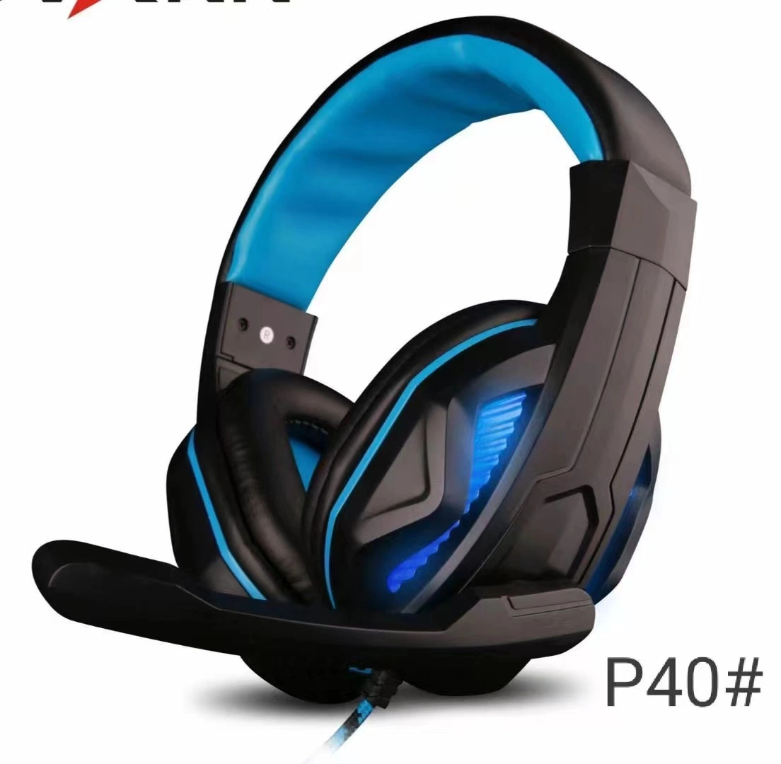 P40 Computer Wired Gaming Headphone, Factory Direct Model