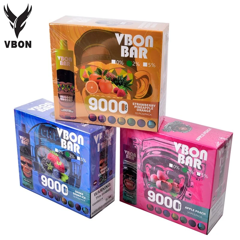 Mamba 9000 Puffs Vbon Bar E-Juicy Smoking rechargeable E-cigarette Avaluable VAPE