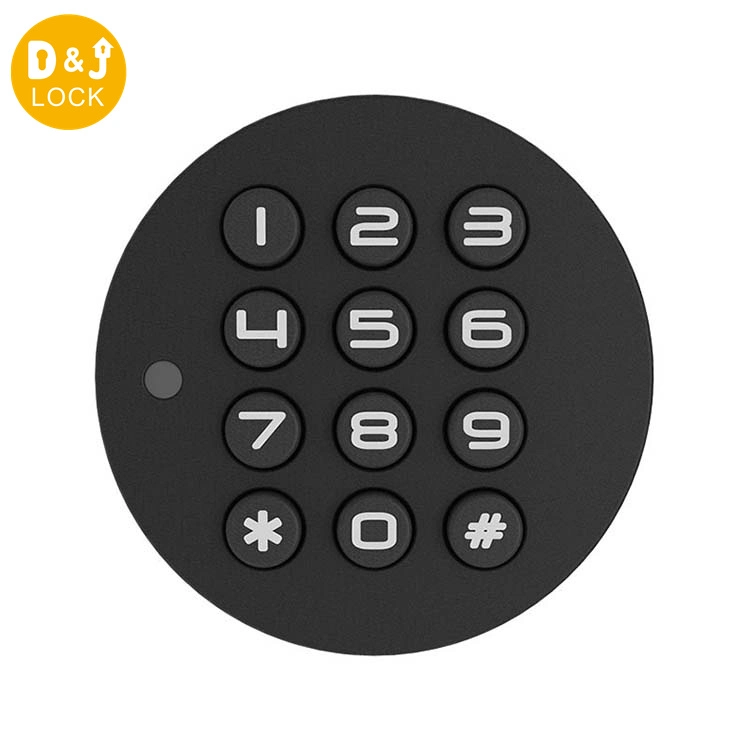 Furniture Hardware Digital Cabinet Drawer Handle Safe Code Smart Lock