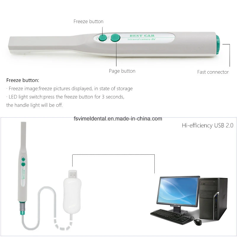 4.0mega Pixels Dental Intraoral Camera Oral PRO Imaging System USB