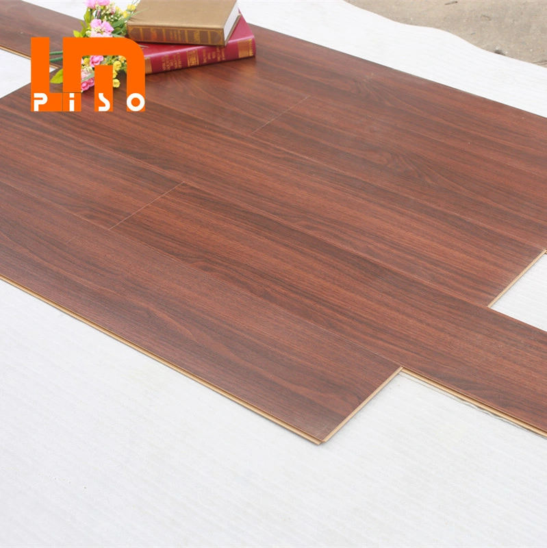 Madera de Nogal Wilsonart Armónicos Uniclic Pisos Laminados Piso de Madera Laminada Fabricante de China