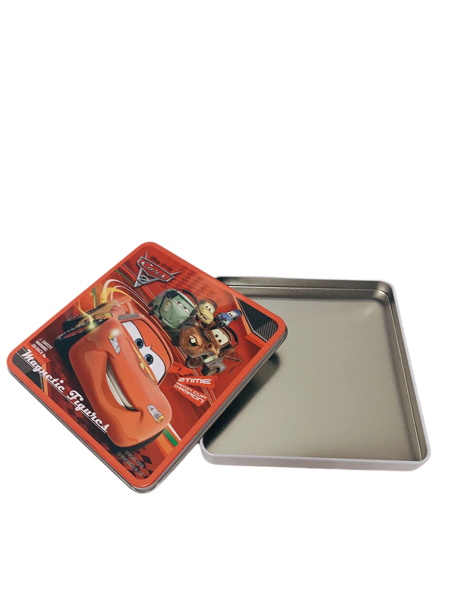 Square Shape DVD Tin Box, Metal Tin Case for CD and DVD Metal Tin Box for CD DVD Packaging CD DVD Storage Packaging Gift Tin Box