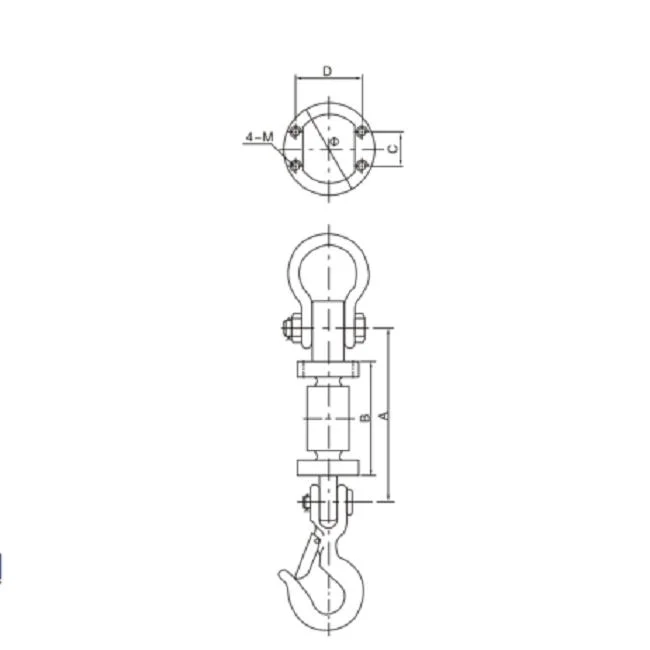 BHA 2t Tension Truck Weight Limit Dedicated Load Cell