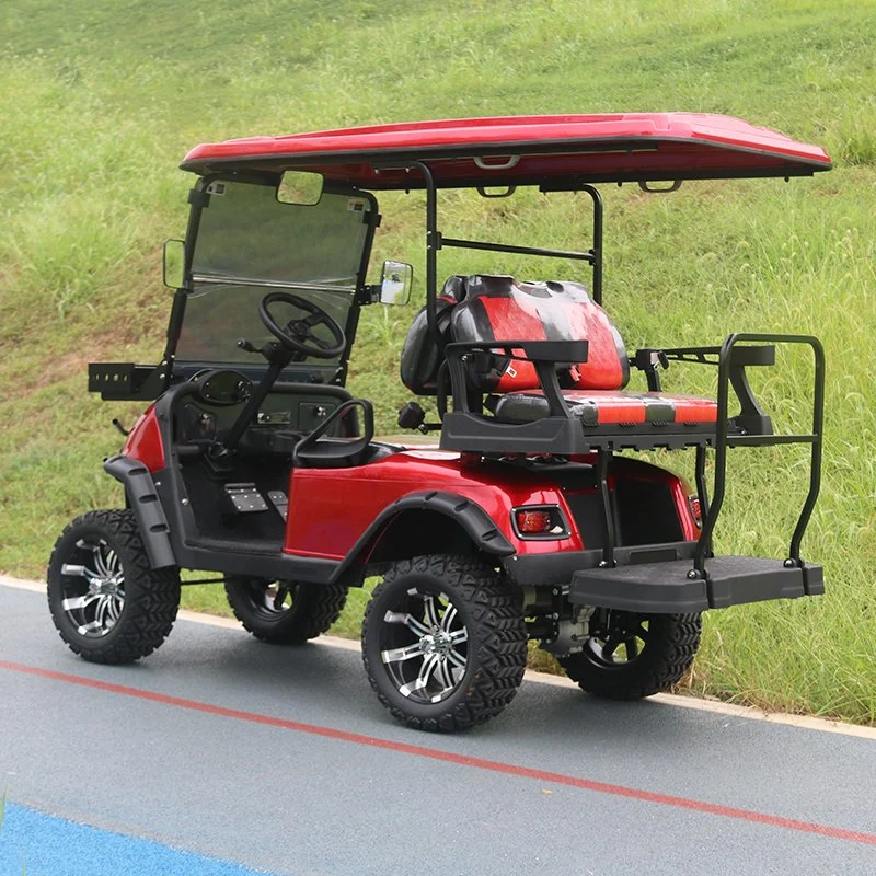 Carrinho de golfe com bateria de lítio de 48 Volts e design personalizado/utilizado Carros de golfe alimentados a gás