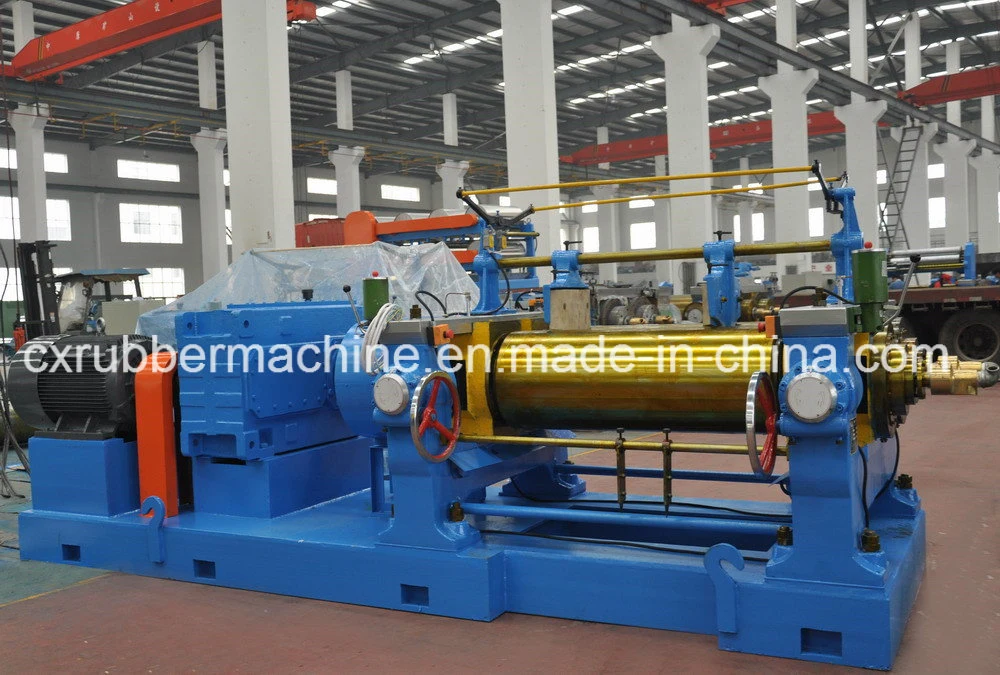 Two Roll Mixing Mill/Double Shaft Open Rubber Equipment