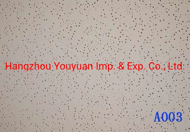 Mineral Fiber Acoustic False Ceiling 595X595/600X600mm Thickness