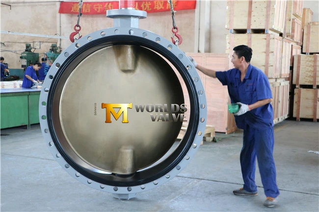 DN1400 Double Flange Al Bronze C95400 C95800 Butterfly Valve En593 Standard NSF ABS Rina Dnv Lr Lloyd's Register