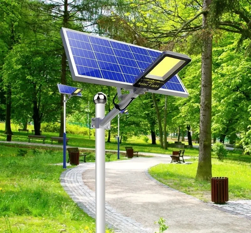 Outdoor Solar Street Light Aluminum Motion Sensor 500W Waterproof LED Solar Street Lamp