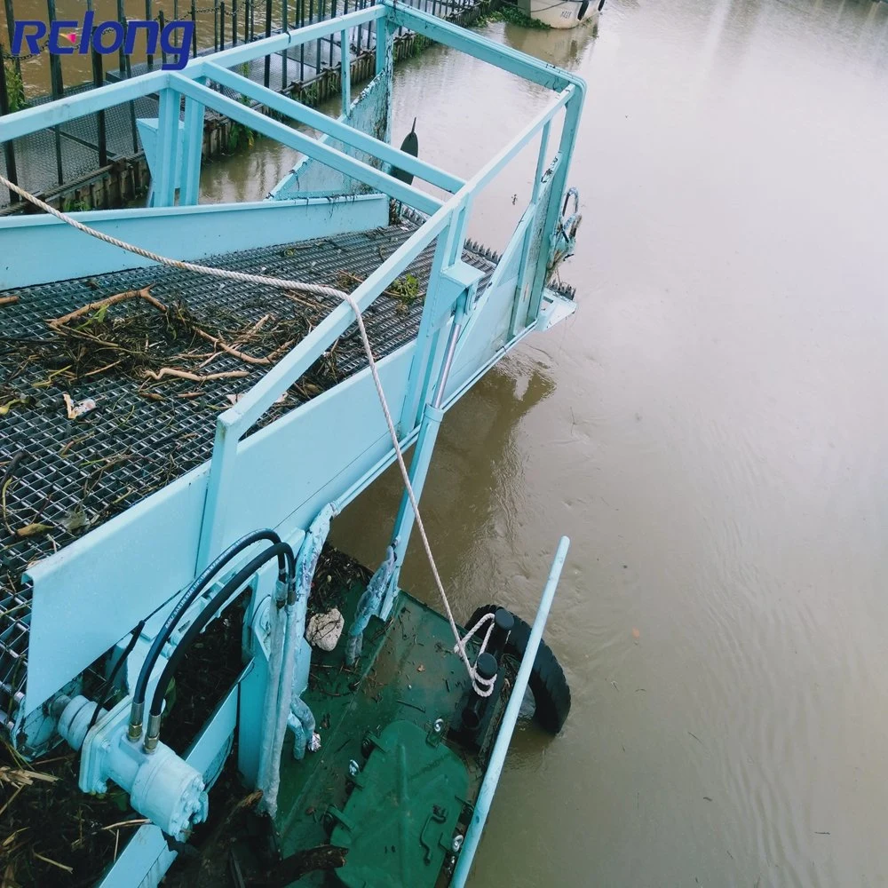 Limpeza de rios Barco / Barco de Corte Automático / Lavagem de ervas daninhas aquáticas / Limpeza de detritos do Lago Máquinas de colheita