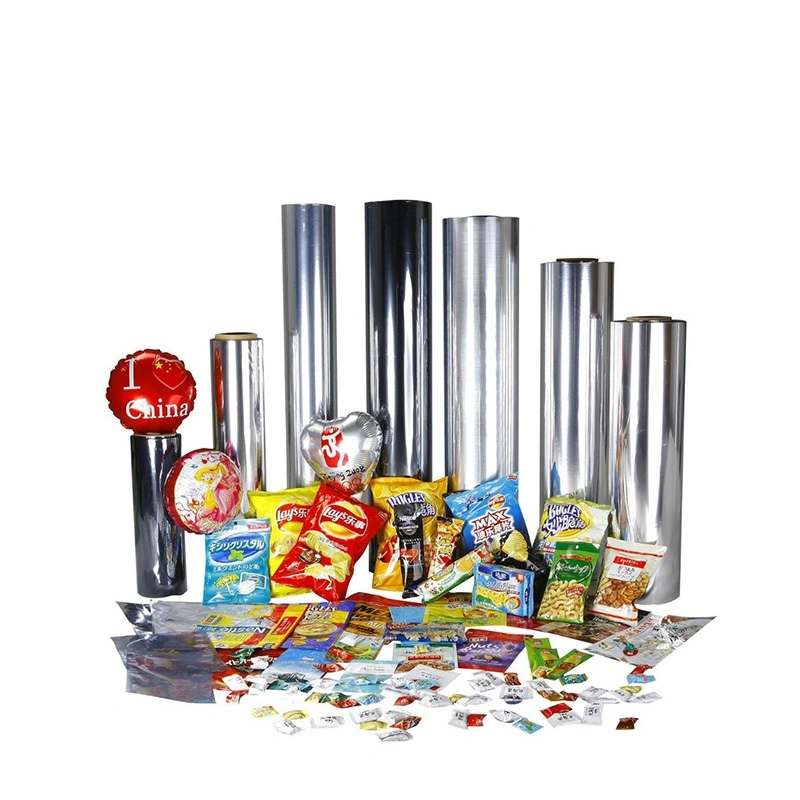 Farbe Rot metallisierte PET Film für Weihnachtsdekoration / PE Verpackung Metallisierte Polyester laminierte Rollen Aluminiumfolie / Aluminiumfolie laminiertes PE mit Drucken