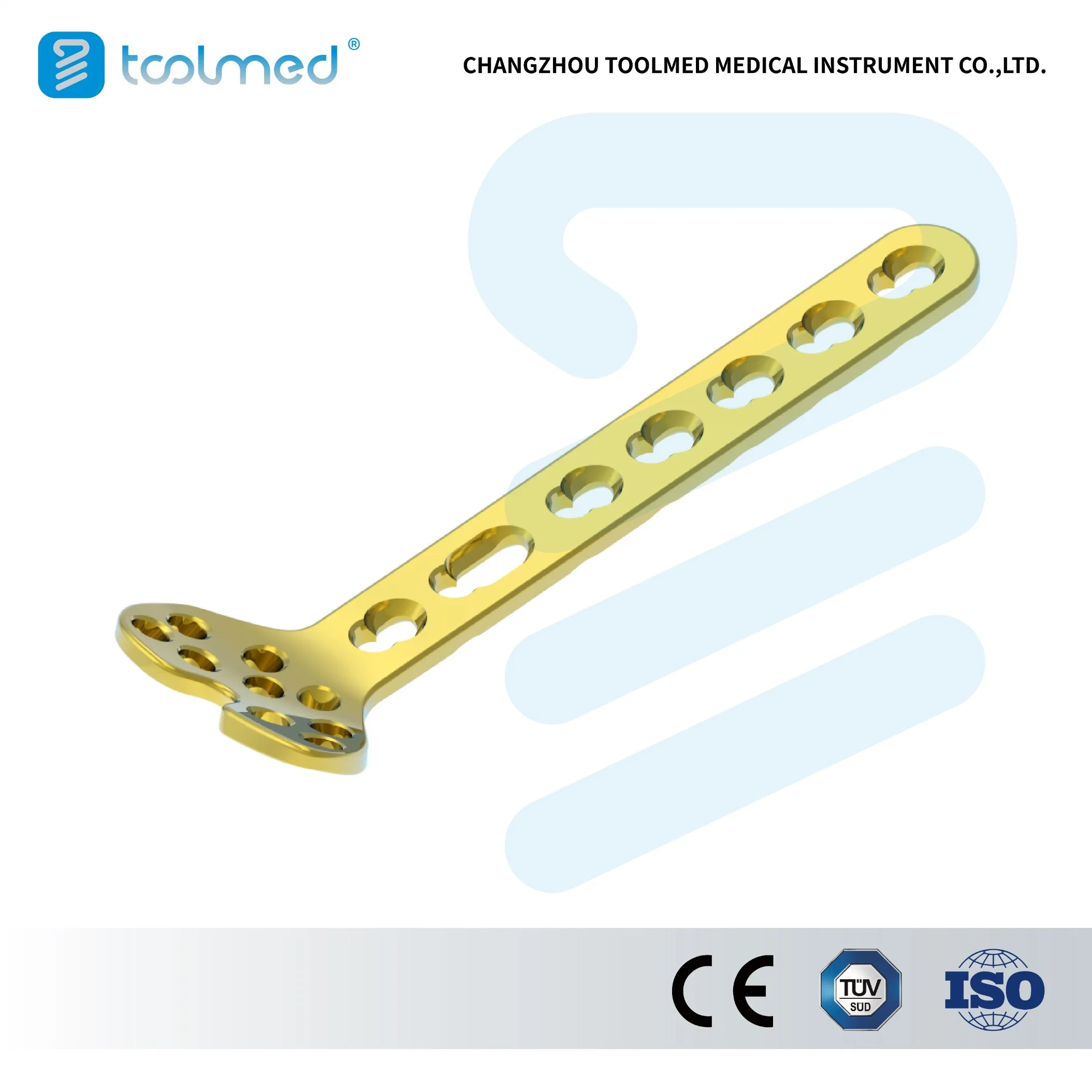 Distal Radius Plate I, 9 Holes Head, Small Fragment Locking Plate System, CE&ISO