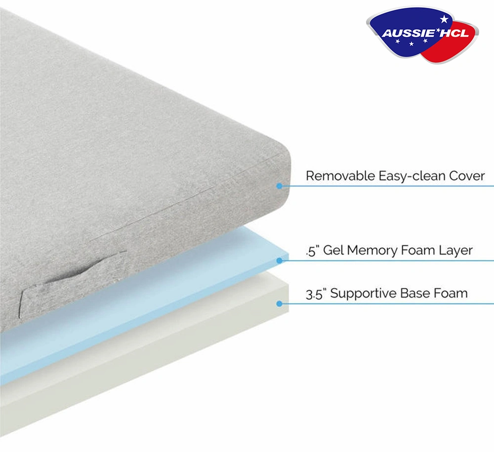 Wholesale/Supplier Bed Foldaway Mattress Order Online for Home Furniture Single Size Latex Gel Memory Foam Sponge Mattress Topper