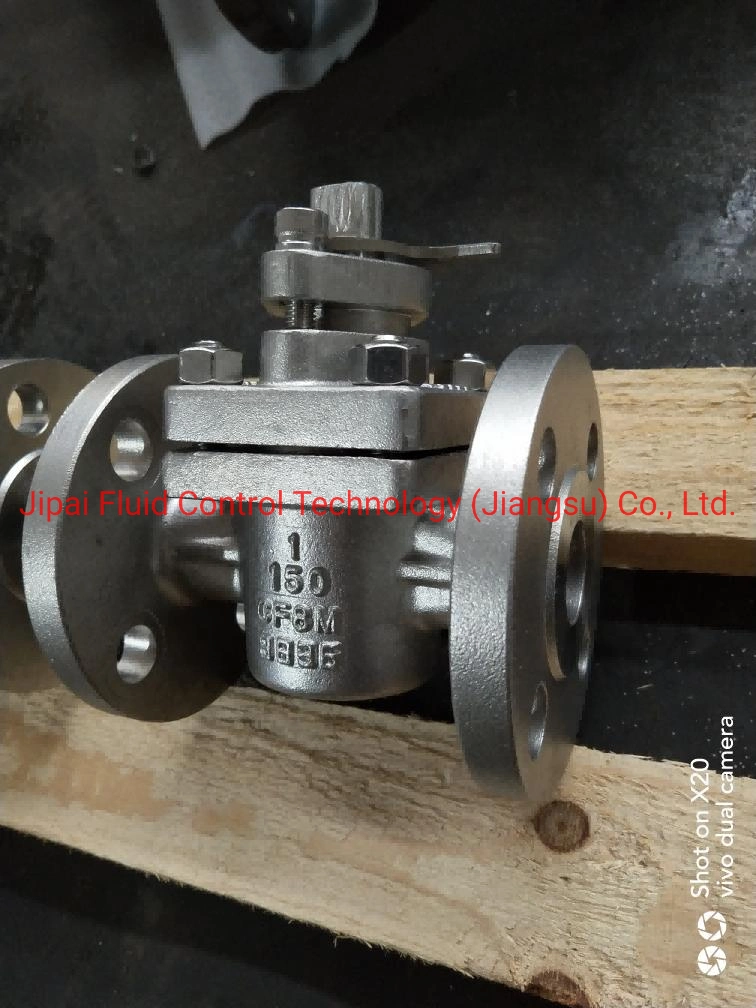 Handwheel Actuator Level Manual Stainless Steel Super Duplex Plug Valve Sleeved Flanged End PTFE CF8m Metal Seal Jacketed 2500lb Alloy Plug Valve