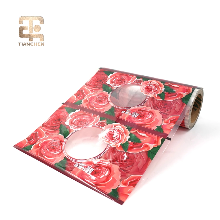 Custom Printed Plastic Food Wrap Laminating Packaging Roll Film