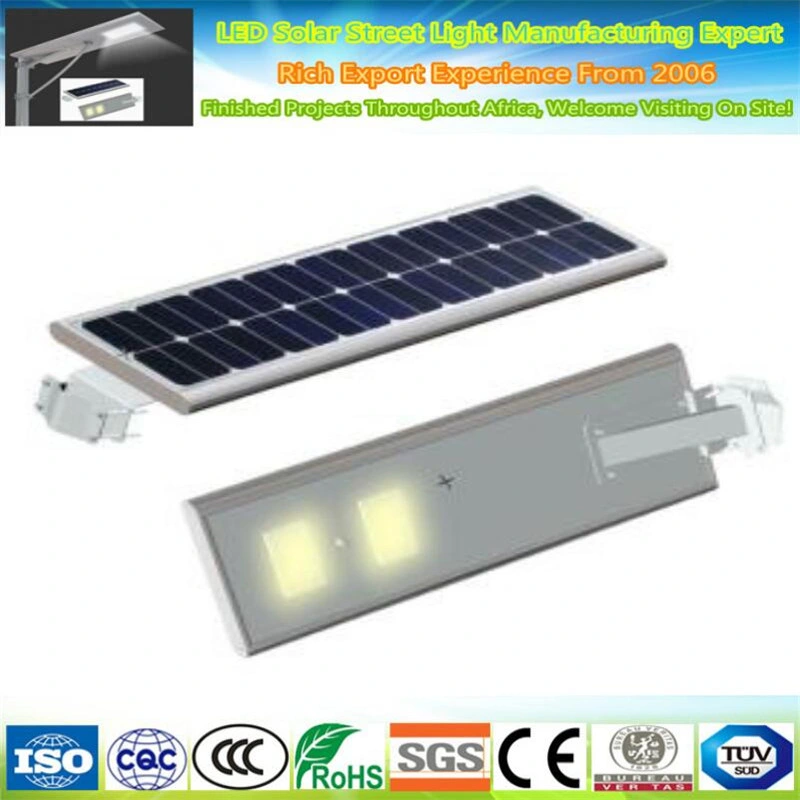 New Style Solar Power LED Street Light 40W All in One Solar Street Lamp with High Luminary