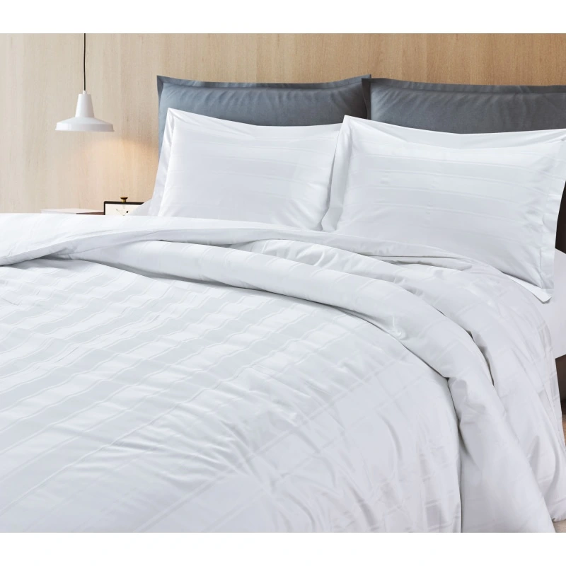 Hotel Bedding Set Queen Size Comforter White Goose Down Duvet Cover