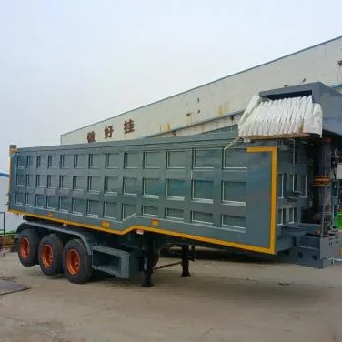 35cbm U Form hinten hydraulisch 55tons Dump Truck Tipping Semi Trailerdirect Deal