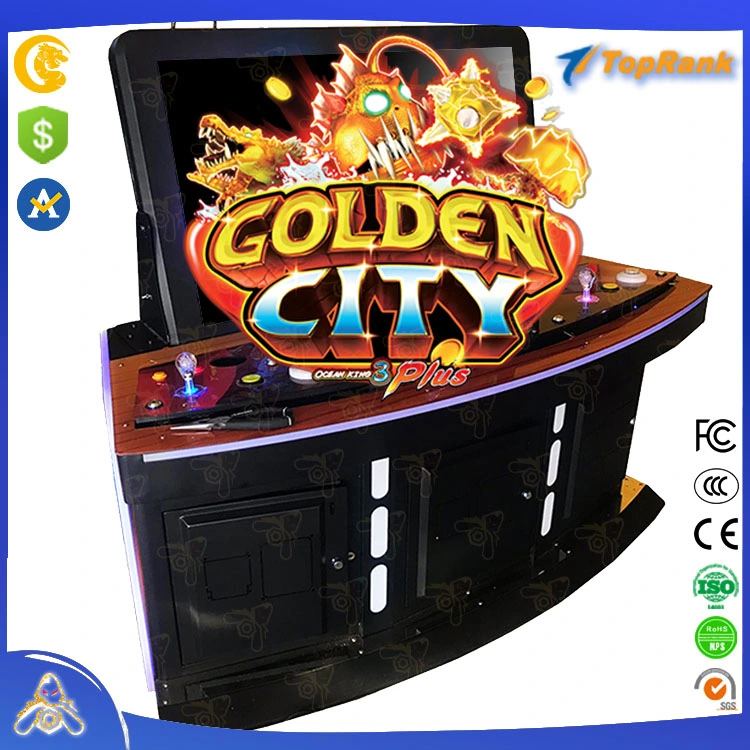 IGS Fish Hunter Joystick LED Fish Game Machine 2023 Nuevo Ocean King 3 Plus Golden City mesa de tiro con máquinas expendedoras