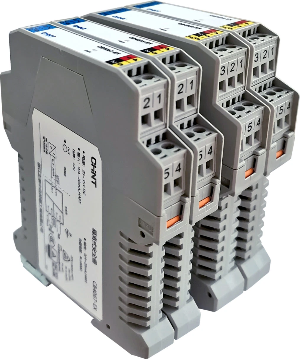 CHINT 4-20 ma señal analógica de entrada de la barrera de aislamiento de 1 y 1 con TUV y SIL2 CB4067-EX