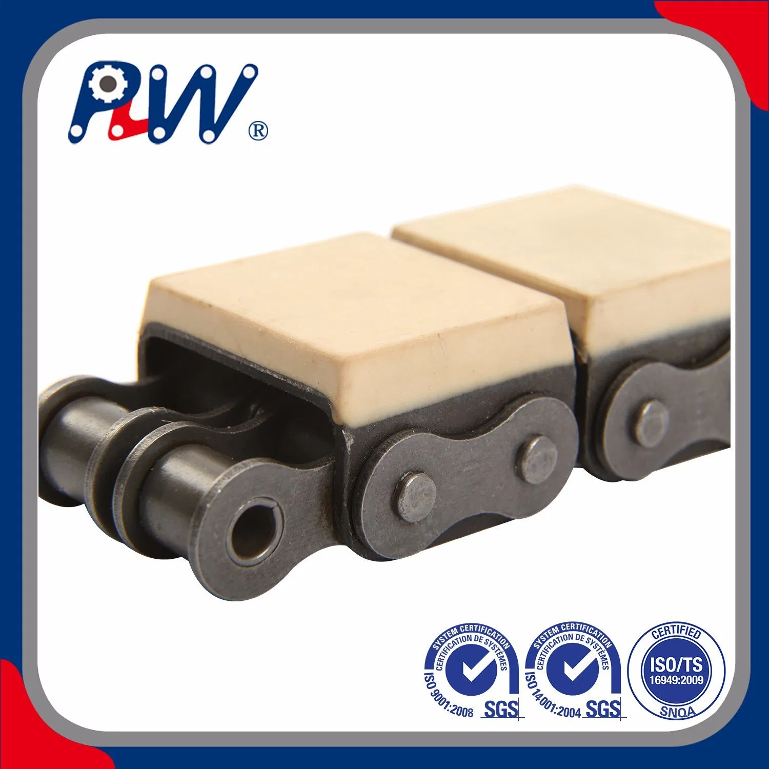 Heavy Duty Top Transmission Hardware Rubber Conveyor Chain for Transportation