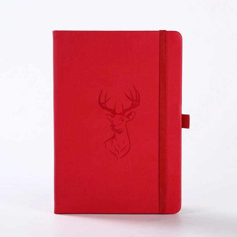 Custom Agenda Daily School Office Notepad Hardcover A5 PU Leather Planner Notebook