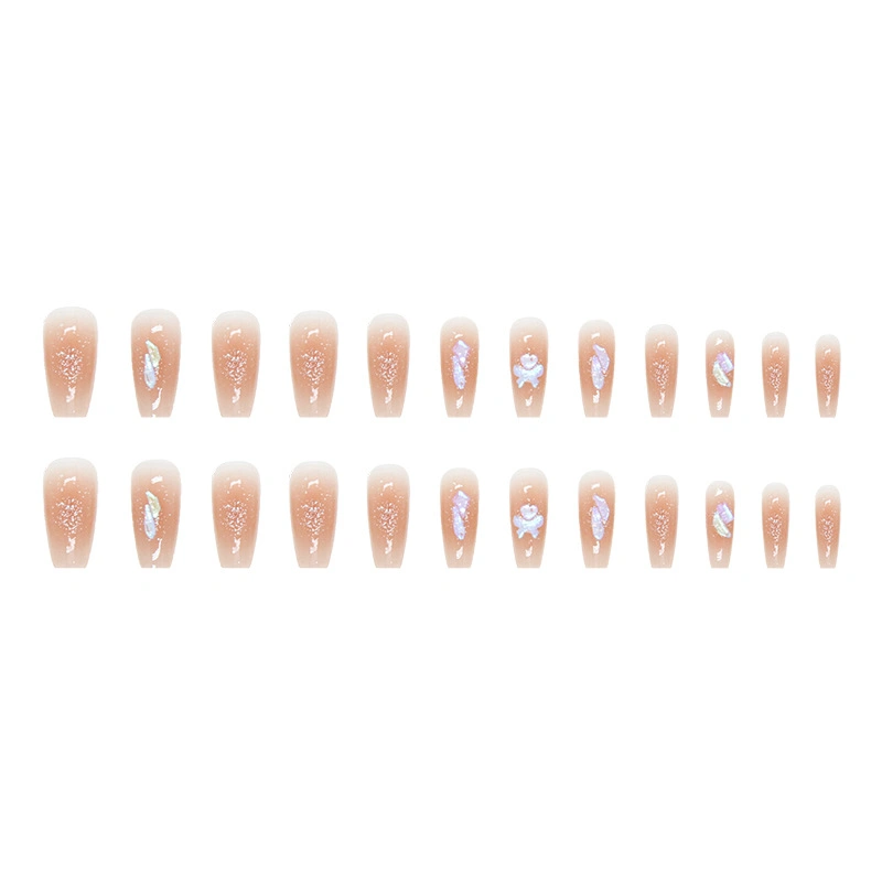 French 10PCS Nail Full Cover Finger for Gel Display Quantity Tips