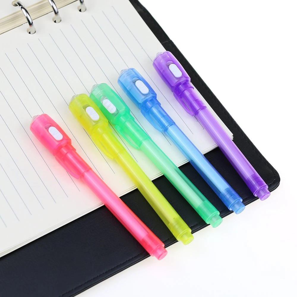 Heißer Verkauf Geld Detektor Stift Invisible Ink Marker Pen mit UV-Licht