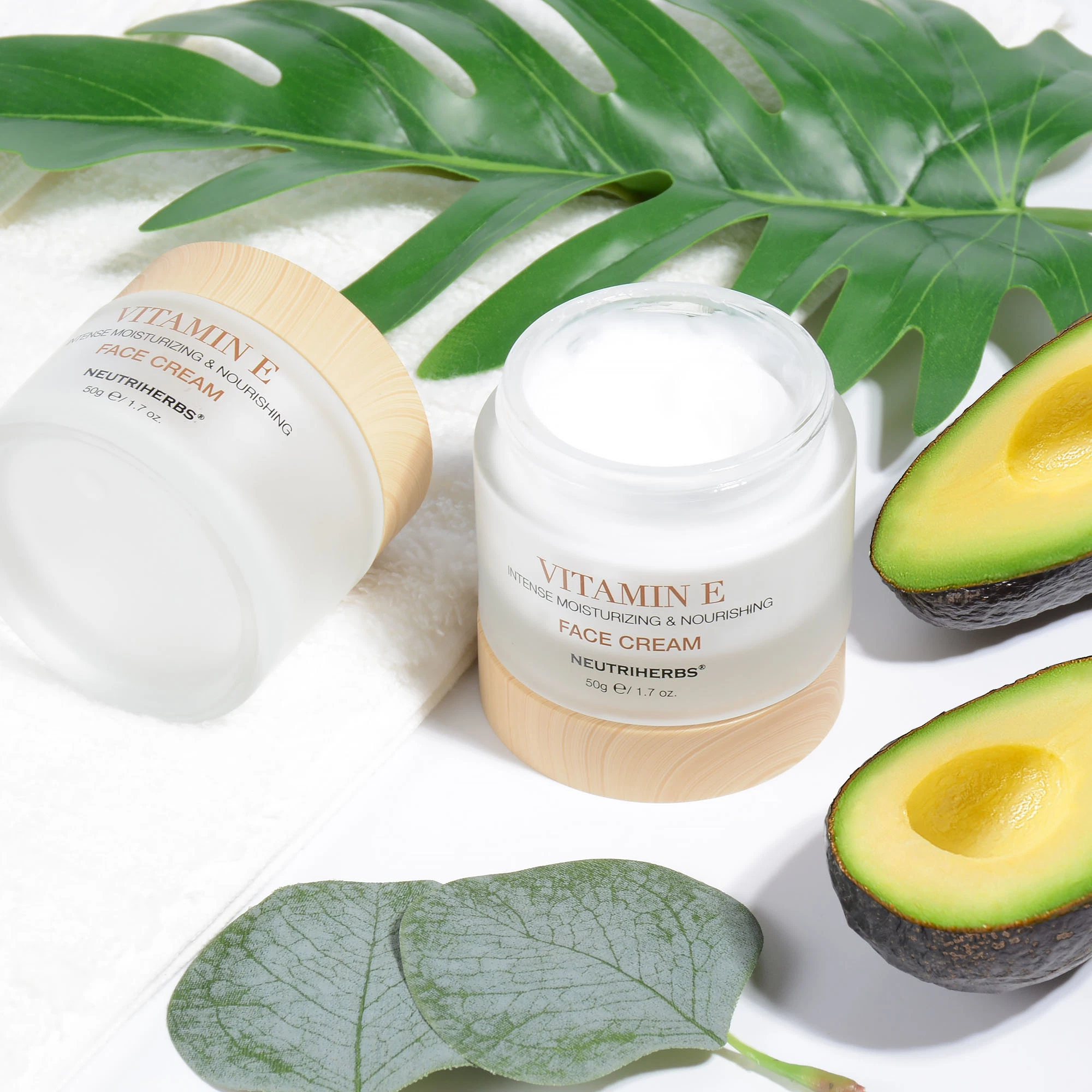 Vitamine E soins de la peau étiquette privée Lift &amp; ferme hydratant Crème pour le visage