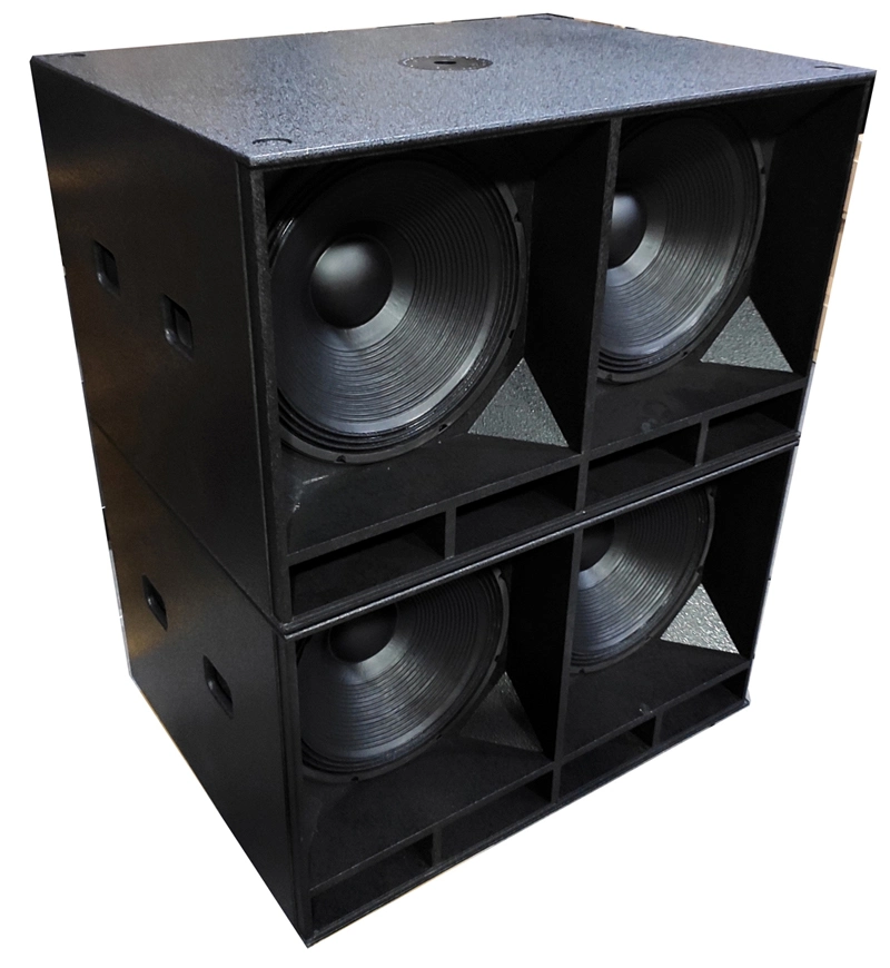 Poderoso Audio de alta PRO doble 18" 2000W W Subwofoer grandes equipos de sonido de Altavoces Altavoces PA