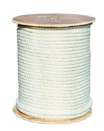 1/4 "*1200 " La corde tordue de polyester/du rabatteur 3 brins de corde d'emballage