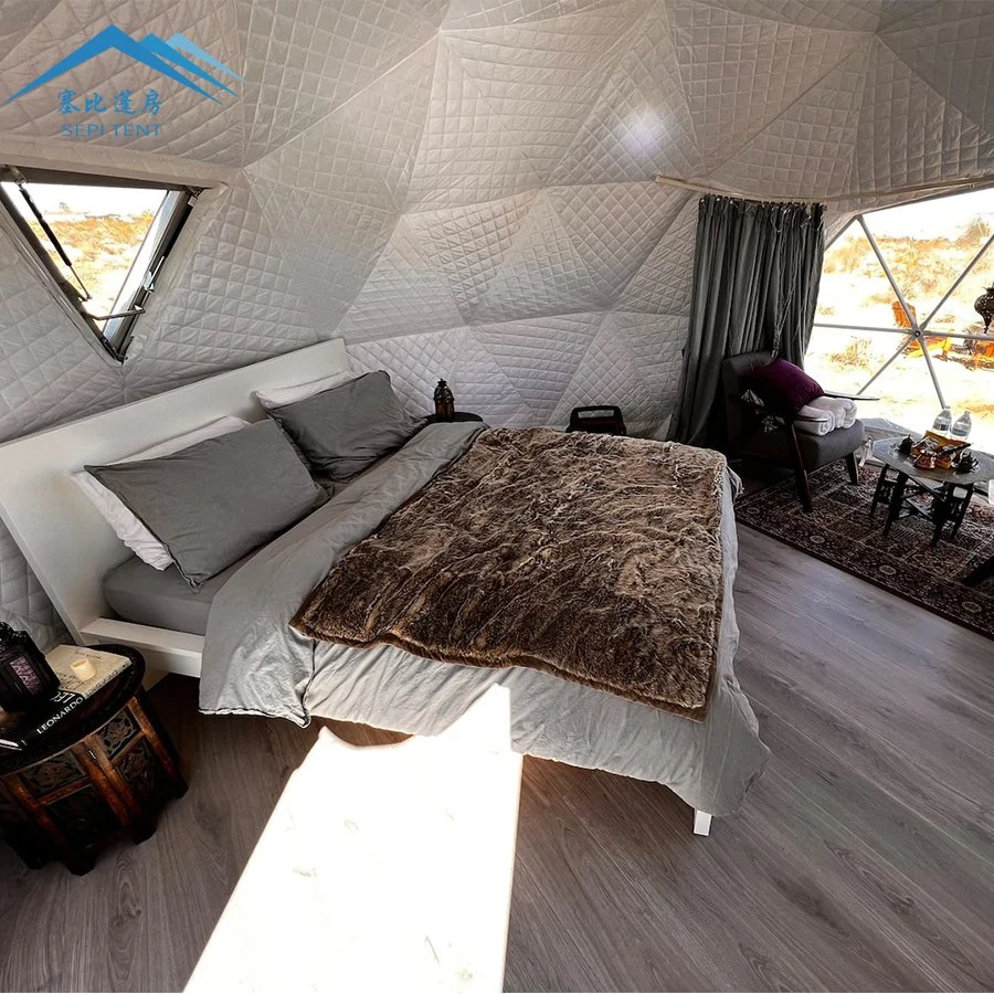 Four Season Luxury Glamping Hotel Dome tenda for Camping