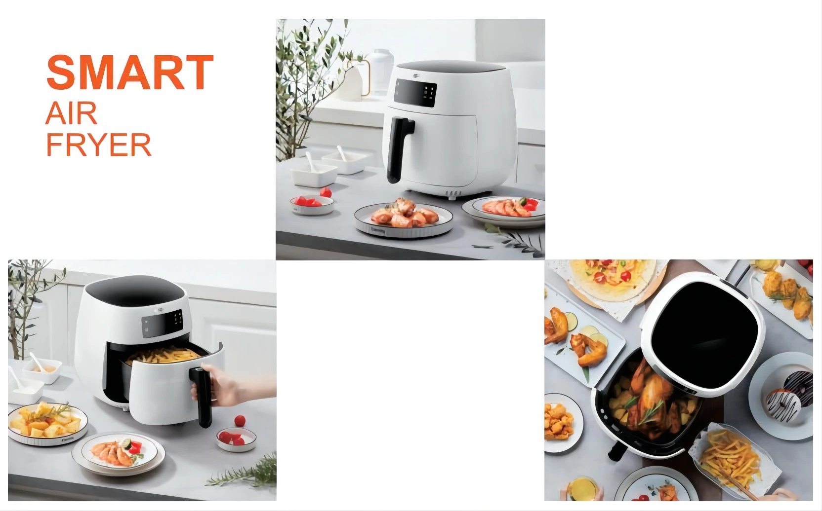 New Digital Control-Powerful Household/Home Uses-Electric Kitchen Airfryer/Appliances/Machines-Power Tools